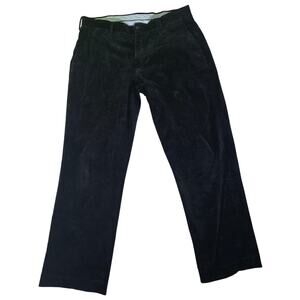 Polo Ralph Lauren Classic Fit Black Brushed Cotton Pants Mens 34x30